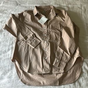 Brand new Toteme Capri shirt size S in warm beige